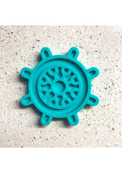 Dümen Tekerleği Kurabiye Kalıbı ve Damga Seti | Denizcilik, Macera Temalı Parti | Şeker Hamuru, Kil Şekillendirici modelleri