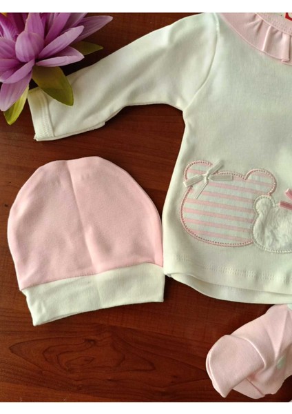 3 Lü Bebek Zıbın Seti Hastane Çıkışı Pamuklu Kaliteli Yumuşacık Lüks Set fiyatları