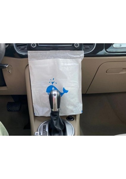 Oto Araç Içi -3 Adet-Kendinden Yapışkanlı Çöp Torbası Temizlik Atık Poşeti -Made In Türkiye indirimleri