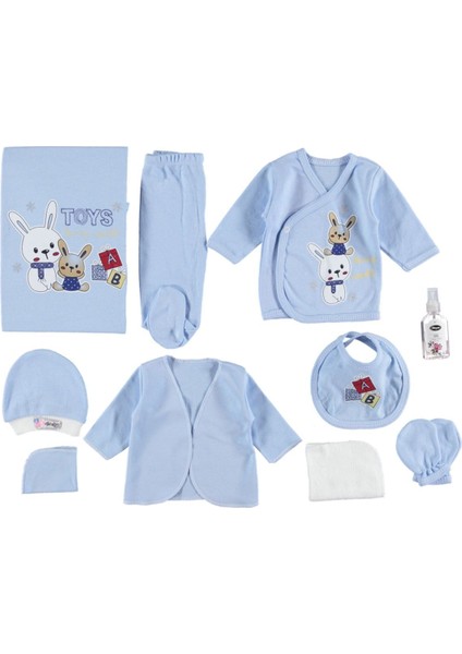 Tavşan Baskılı 10'lu Zıbın Seti modelleri