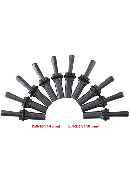 10 Adet 9/16INCH Fiş Takma Tüyler Beton Beton Kaya Taş Ayırıcı El Aletleri Sert Taşı Bölmek Için Uygun (Yurt Dışından) fiyatları