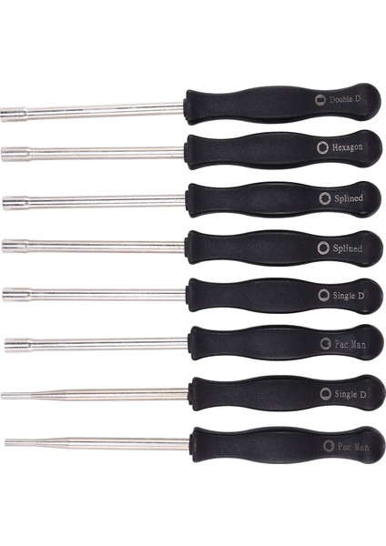 8 x Karboratör Tornavida Ayarlama Tornavida Karbonhidrat Aleti Spline Pacman Kiti (Yurt Dışından)