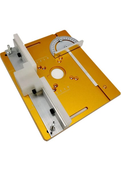 Yönlendirici Tablosu Ekleme Plakası Ahşap Işleme Tezgahları Için Geter Göstergesi Masa Tablo Saw Çok Fonksiyonlu Düzenleyici Gravür Makinesi B (Yurt Dışından) modelleri