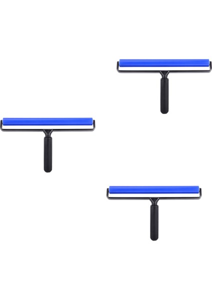 3x 12 Inç Genişliğinde Silikon Yumuşak Kauçuk Yapıştırma Silindiri Squegee Haddeleme Tekerleği Anti-Statik Yapışkan Deadener Otomotiv (Yurt Dışından)