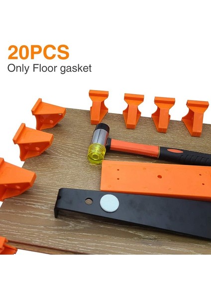 20PCS Döşeme Ara Parçaları Laminat Ahşap Döşeme Aletleri /vinil Tahta ile Uyumlu Parke Yüzen Zemin Kurulumu Vb (Yurt Dışından) indirimleri