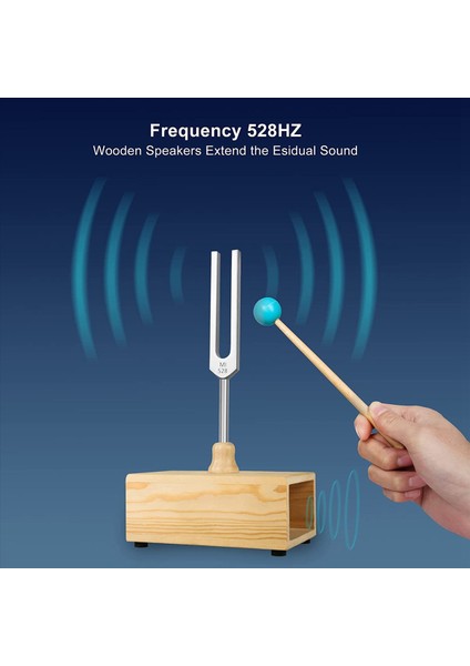 5x 528Hz Tuning Fork Ses Terapisi Yoga Meditasyon ve Gevşeme Için Çatal Rezonans Kutusu Ayarlama (Yurt Dışından) fiyatları