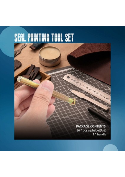 26PCS Çelik Alfabe Pulları Deri Zanaat Damgaları Için Set Seti 26 Ingilizce Harfler Metal Damga Seti Leathercraft (Yurt Dışından) fırsatları