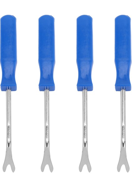 4x Araç Kapısı Iç Döşeme Klipsi Panel Döşeme Bağlayıcı Kipi Çıkartma Aracı Tornavida Tırnak Çekme 4 Inç Mavi (Yurt Dışından)