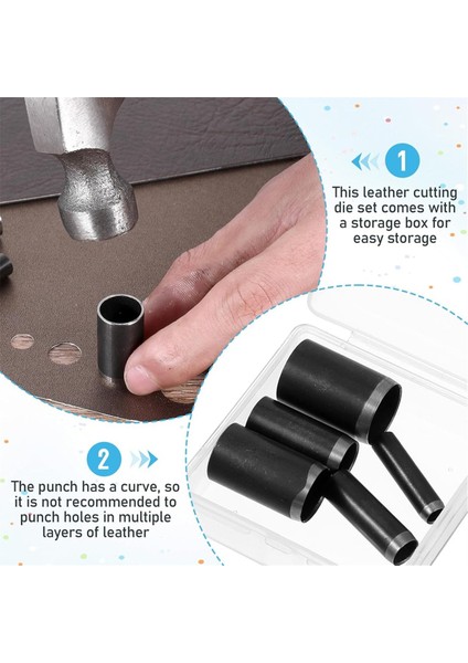 Yuvarlak Delik Zımba Aracı Duty Kumaş Yumruk Araçları Deri Zanaat Araçları El Yapımı Dıy Deri El Sanatları Çalışan (Yurt Dışından) modelleri