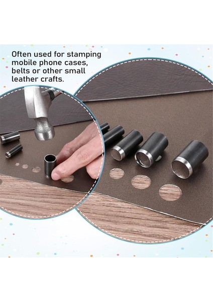 Yuvarlak Delik Zımba Aracı Duty Kumaş Yumruk Araçları Deri Zanaat Araçları El Yapımı Dıy Deri El Sanatları Çalışan (Yurt Dışından) fırsatları