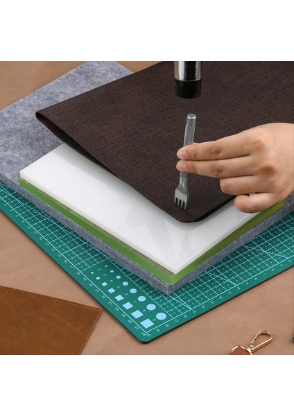 4pcs Delme Pedi Deri Kesme Pedi Deri Zanaat Pedi Ses Emici Ped ve A4 Onarım Kesme Pedi Dıy Için Uygun (Yurt Dışından) fırsatları