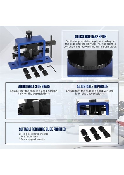 Sight Push Aracı Monte Edilebilir Evrensel Arka Itme Aracı Tanık Pencereleri Dovetailed Araba Modifikasyonu Görme Araçları (Yurt Dışından) indirimleri