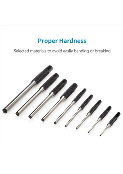 Depolama Torbası ile Rulo Pimi Yumruk Seti 18 Adet Çelik Çıkarma Aracı Kiti (Yurt Dışından) modelleri