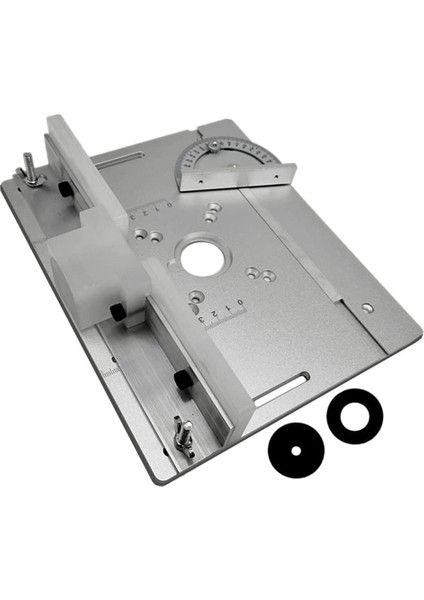 Yönlendirici Tablosu Ekleme Plakası Ahşap Işleme Tezgahları Için Geter Göstergesi Masa Saw Çok Fonksiyonlu Düzeltme Gravür Makinesi A (Yurt Dışından)