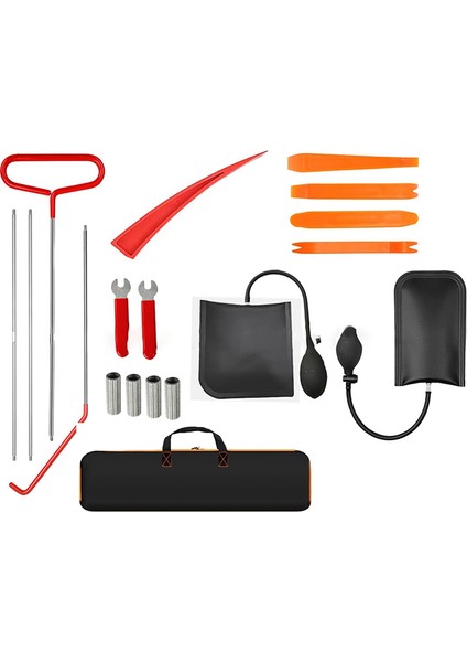 Araba Uzun Mesafeli Kanca Alet Paslanmaz Çelik Kutup Araba Kendi Kendine Sürüş Acil Durum Alet Rocker Alet Kiti (Yurt Dışından)