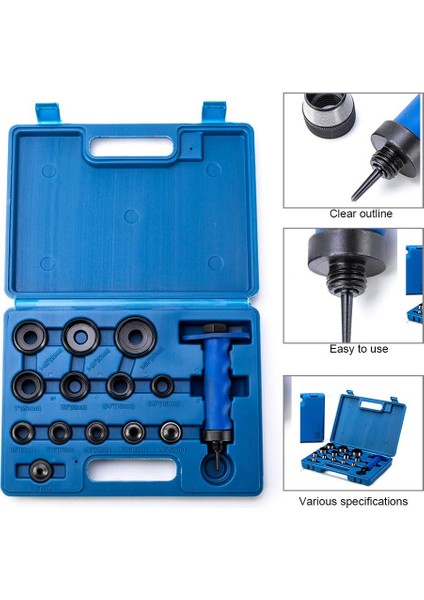 14PCS Hollow Punch Set Dıy Deri El Sanatları Kemer Delme Aracı Plastik Kutu Dıy Deri Zanaat Aracı 5MM-35MM (Yurt Dışından) fırsatları