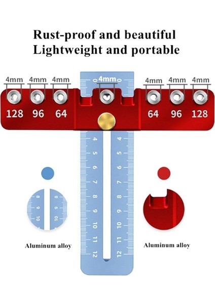 Matkap Kılavuzu Punch Bulucu Şablon Cetveli Dolap Sap ve Çekme Deliği Yumruk Aracı Için Ayarlanabilir Ahşap Işçilik Donma Bulucu (Yurt Dışından) fiyatları
