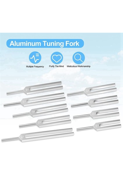 9 Gümüş Ayar Çatal Çakalları Iyileştirme Ses Terapisi Beden Zihin ve Ruhun Mükemmel Uyumunu Koruma (Yurt Dışından) fırsatları