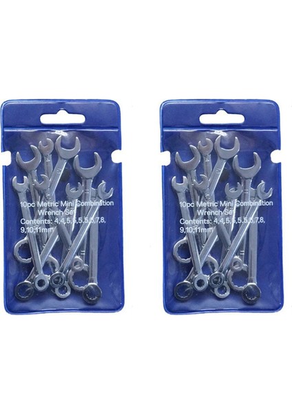 20PCS Mini Mühendis Anahtarı Çift Kafa Ofset Yüzük Sizin (Yurt Dışından)