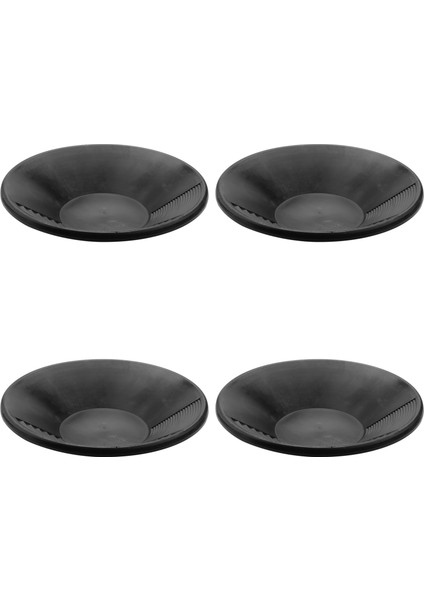 4x Siyah Plastik Altın Tan Havzası Nugget Madencilik Tarama Kum Madenciliği Kılavuzu Bıkık Yıkama Altın Panlama Ekipmanı (Yurt Dışından)