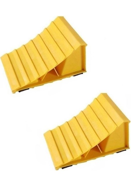 2 Paket Tekerlek Takozu Arabalar Için Kaymaz Taban Seyahat Römorkları Için Lastik Takozları Rv Kampçı ve Kamyonlar (Yurt Dışından)