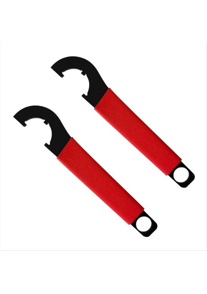 2x Kale Somun Anahtarı 1 1/4 Kaymaz Kauçuk Saplı Ayarlanabilir Anahtar Anahtarı Alet Tampon Tüp Kilit Söndürme Anahtarı (Yurt Dışından)