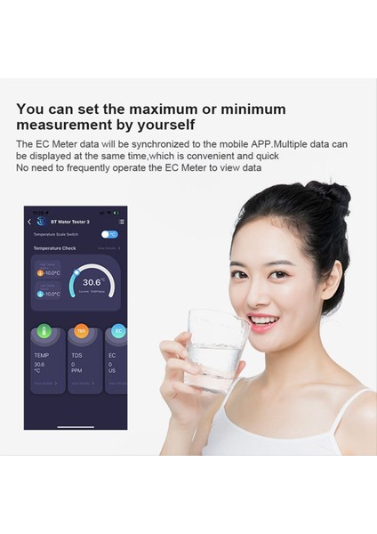 5 Su Kalitesi Test Cihazı Dijital Ec Tds Tuz Sg Sıcaklık Dedektörü Bluetooth Uygulama Kontrol Laboratuvar Akvaryum (Yurt Dışından) fırsatları