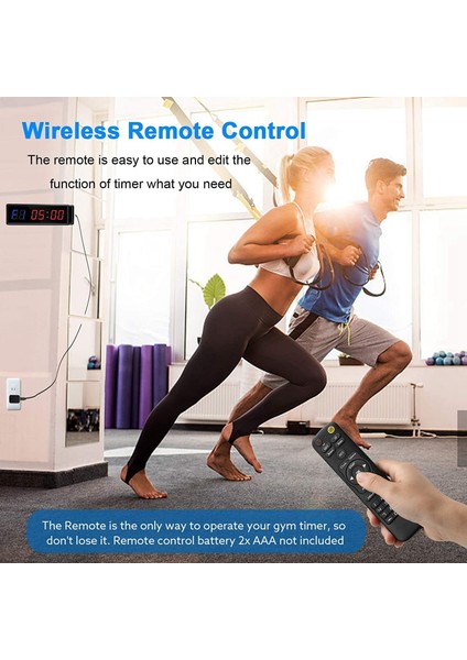 Spor Salonu Zamanlayıcı LED Aralık Zamanlayıcı Dijital Geri Sayım Duvar Saati Fitness Zamanlayıcı 1 5 Inç Basamak Aşağı/yukarı Saat Kronometre Ev Için (Yurt Dışından) fiyatları