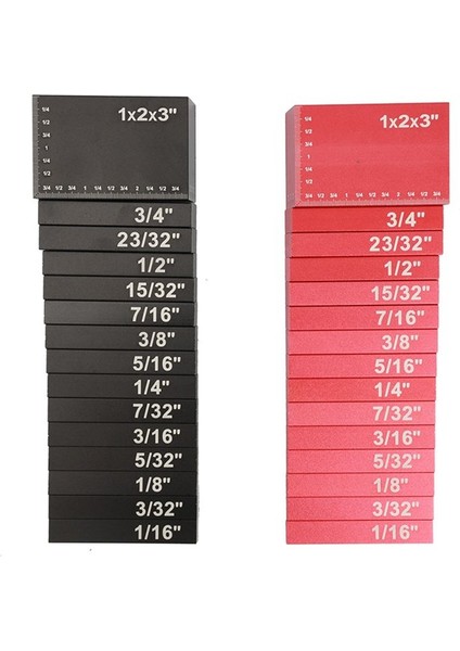 Ayar Blok Yükseklik Gösterge Kiti Yükseklik Gösterge Seti Alüminyum Alaşım Pas Dayanıklı Katı Montaj Çubuğu (Kırmızı) (Yurt Dışından) fırsatları