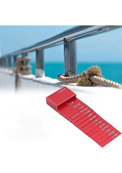 Ayar Blok Yükseklik Gösterge Kiti Yükseklik Gösterge Seti Alüminyum Alaşım Pas Dayanıklı Katı Montaj Çubuğu (Kırmızı) (Yurt Dışından) indirimleri