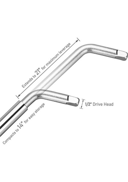 Teleskopik Araba Lastik Anahtarı Lastik Soketi Anahtarı Otomatik Malzemeler Oto Onarım Araçları (Yurt Dışından)