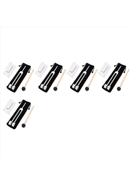 5x 128 Hz Tuning Çatal Ağırlıklı Biyo-Akustik Ayarlama Çatalı Terapi Için 128 Hz Akustik Kaydırma Ayarlama Çatalı (Yurt Dışından)