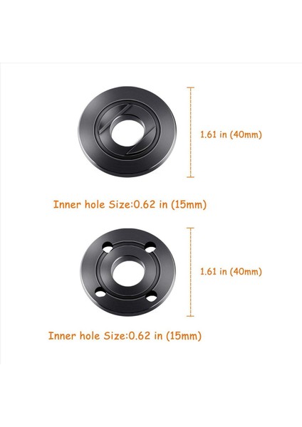 2x Öğütücü Flanş Açısı Anahtarı Anahtarı Dewalt Makita Için Metal Kilit Somun 193465-4 Bosch Siyah ve Decker Ryobi 4 5 Inç (Yurt Dışından) fiyatları