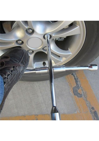 Katlanabilir Anahtar Arabası Lastik Anahtarı Soketi Anahtarı Evrensel Lastik Değişim Aracı (Yurt Dışından) fırsatları