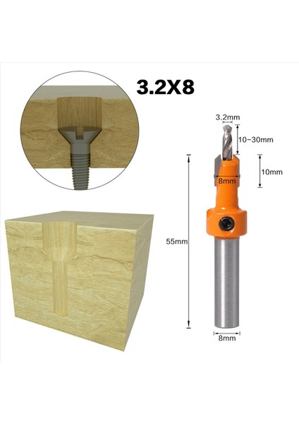 6 Pcs Counterk Matkap Bit Seti Ahşap Delik Matkap Bit Kereste Ahşap Çalışma Matkap Bitleri Ahşap Vida Kesici Için Hex Anahtarı (Yurt Dışından) fırsatları