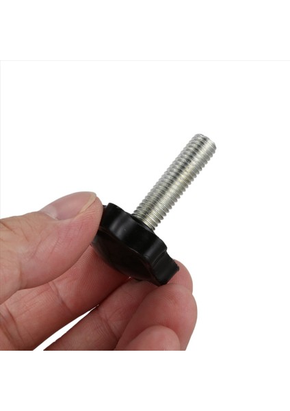 24 Adet Siyah Yedek Parça M8 x 30MM Erkek Dişli Tırtıllı Kavrama Yıldızı Düğmesi (Yurt Dışından) fırsatları