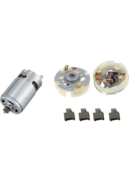 1 Pcs 12V 13 Diş RS-550VC-8518 Dişli Motoru ve 1 Set RS550 Motor Karbon Fırça Tutucu Fırçası (Yurt Dışından)