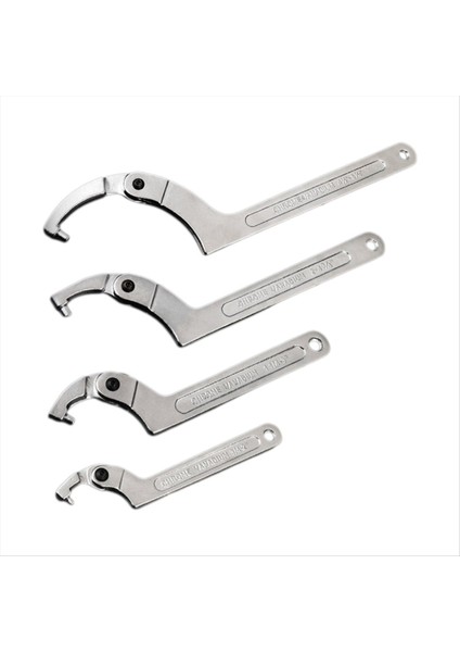 Hilal Anahtarı Seti Ayarlanabilir C-Pin Anahtarı Kanca Anahtarı Araç Mekanik Yuvarlak Kafaların Sıkılaştırılması ve Kilitlenmesi Için (Yurt Dışından)