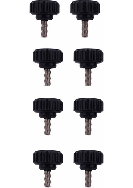 M4 x 10MM Yuvarlak Kafa Vida Thumbsscrews Tuzlu Kelepçe Knob 8 Pcs (Yurt Dışından)
