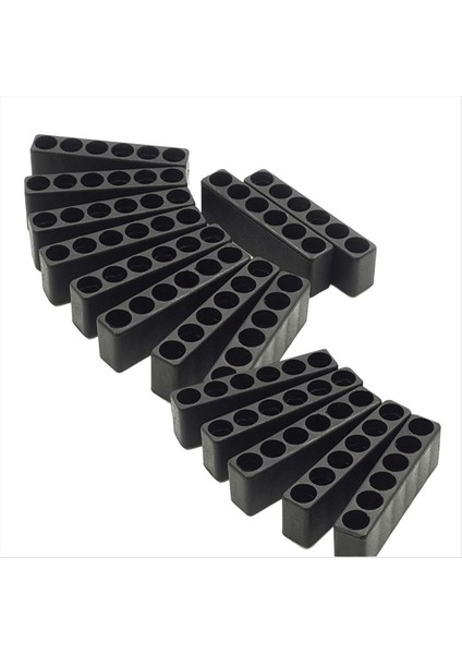 15PCS 6 Delik Hex Shank Tornavida Biti Tutucu Plastik Kafa Depolama Matkap Standı Güç Aksesuarları (Yurt Dışından)