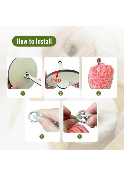 Taşınabilir Bilek Iplik Tutucu Bilek Kolye Iplik Tutucu Spinner Bilek Kayışlı Taşınabilir Iplik Tutucu (Yurt Dışından) fiyatları