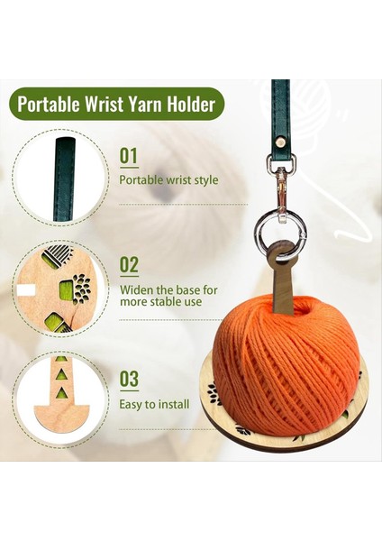 Taşınabilir Bilek Iplik Tutucu Bilek Kolye Iplik Tutucu Spinner Bilek Kayışlı Taşınabilir Iplik Tutucu (Yurt Dışından) fırsatları