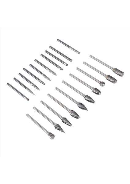 Çift Kesilmiş Karbür Rotary Çapak Seti 20PCS Kalıp Öğütücü Bitler 1/8 Inç Saplı Tungsten Karbür Kesme Çapakları Ahşap Çalışma Için (Yurt Dışından) modelleri