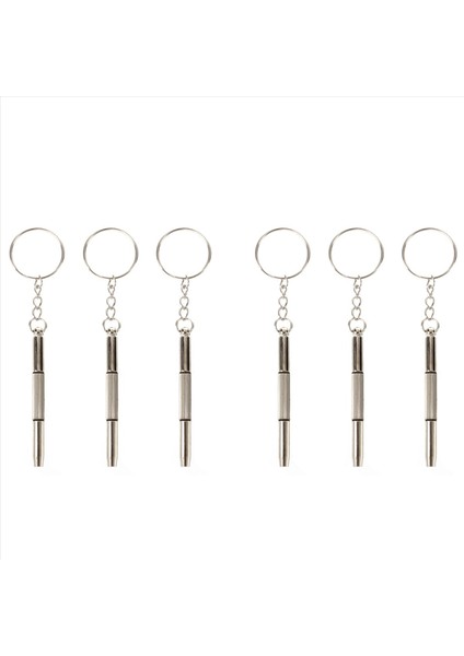 2x Mini Tornavida 3 Arada 1 Phillips Düz Somun Altıgen Içi Boş Anahtarlık Güneş Gözlüğü (Yurt Dışından)