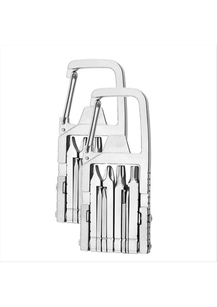 2pcs Mini Çoklu Alet 12 Mini Katlanır Çok Fonksiyonlu Alet Iğne Burun Pensesi Anahtarlık Şişe Açıcı Cep Boyutu (Yurt Dışından)