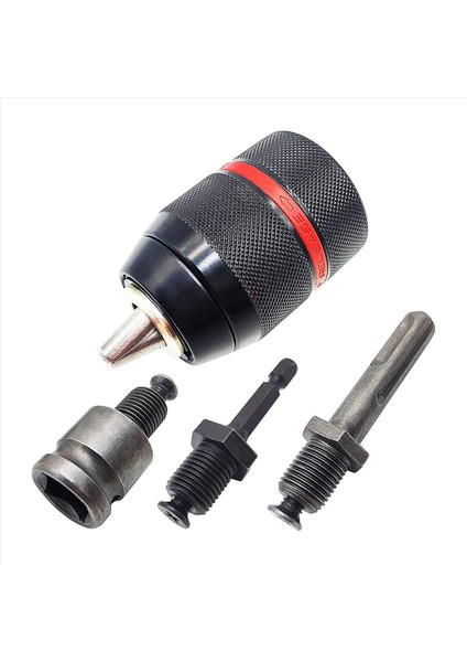 2set 1 5-13MM Anahtarsız Matkap Chuck 1/2INCH-20UNF Sds-Plus Shank 1/4inch Hex Shank 1/2inch Kare Anahtar Adaptörü ile (Yurt Dışından)