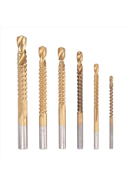 6 Pcs Hss Freze Tatbikatları Set Ahşap Matkap Bitleri Ahşap Metal K075 Için Set (Yurt Dışından) modelleri
