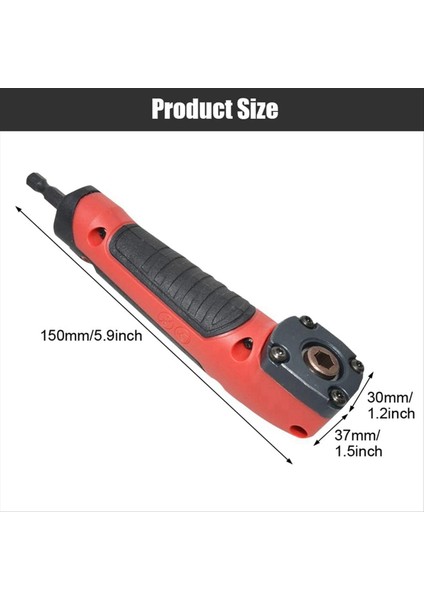 1/4 Direksiyon Köşesi Matkap Elektrikli Tornavida Sağ Açılı Köşe Çalışma Aracı 10 Parti ile (Yurt Dışından) fiyatları