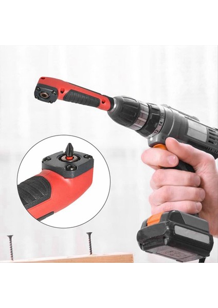 1/4 Direksiyon Köşesi Matkap Elektrikli Tornavida Sağ Açılı Köşe Çalışma Aracı 10 Parti ile (Yurt Dışından) fırsatları