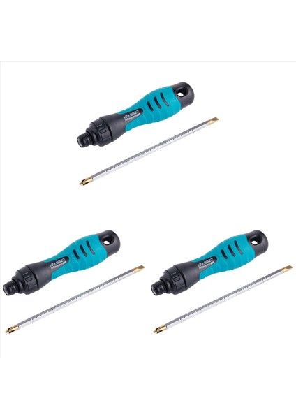 3x Penggong 2in1 Hassas Ayarlanabilir Cırcır Tornavida Seti Iki Yönlü Yuvalı Phillips Manyetik Tornavida Bitleri (Yurt Dışından)
